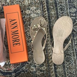 Brand new beige sandals